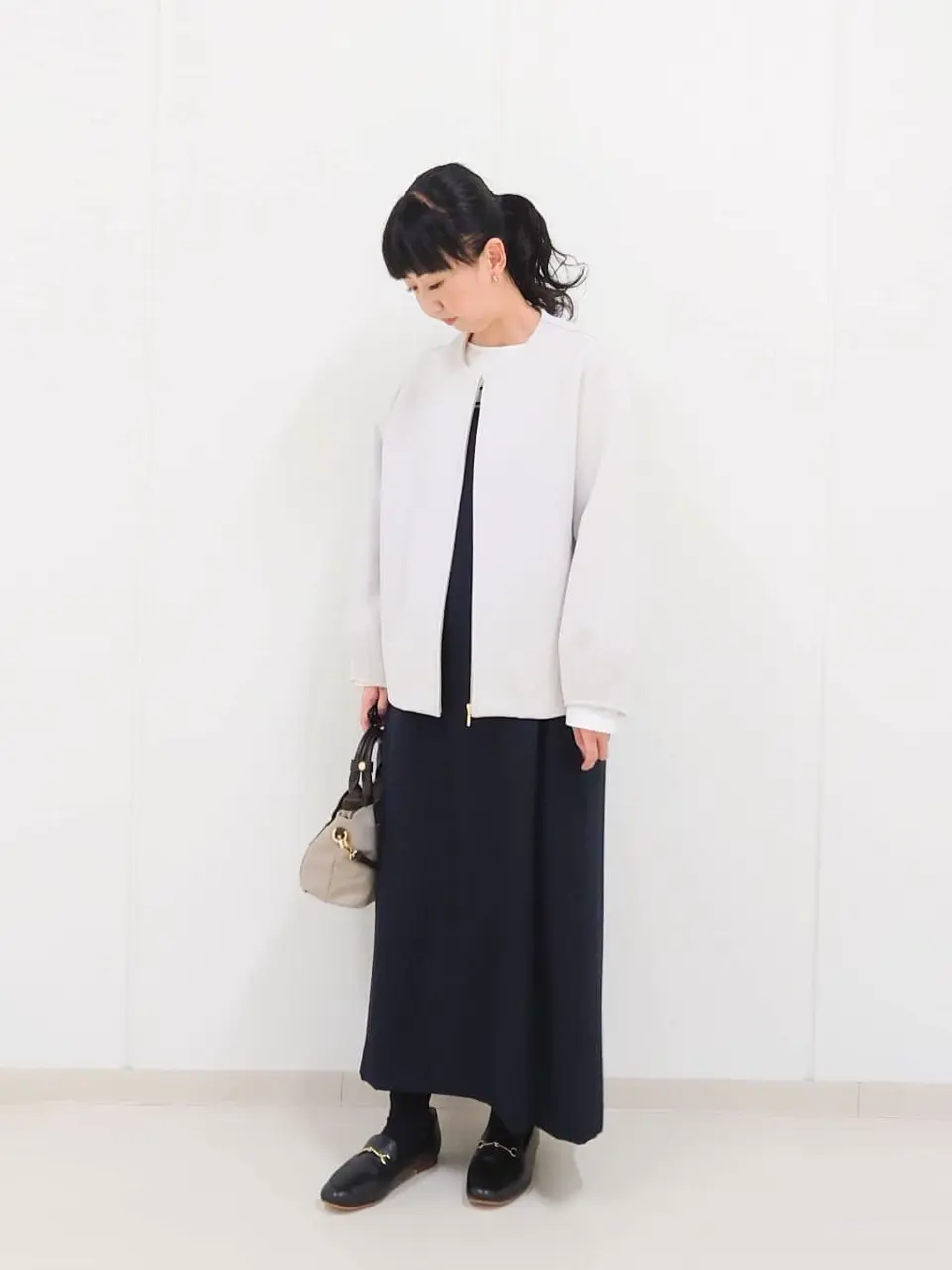 J.PRESS LADIES L スタッフ コーディネート画像