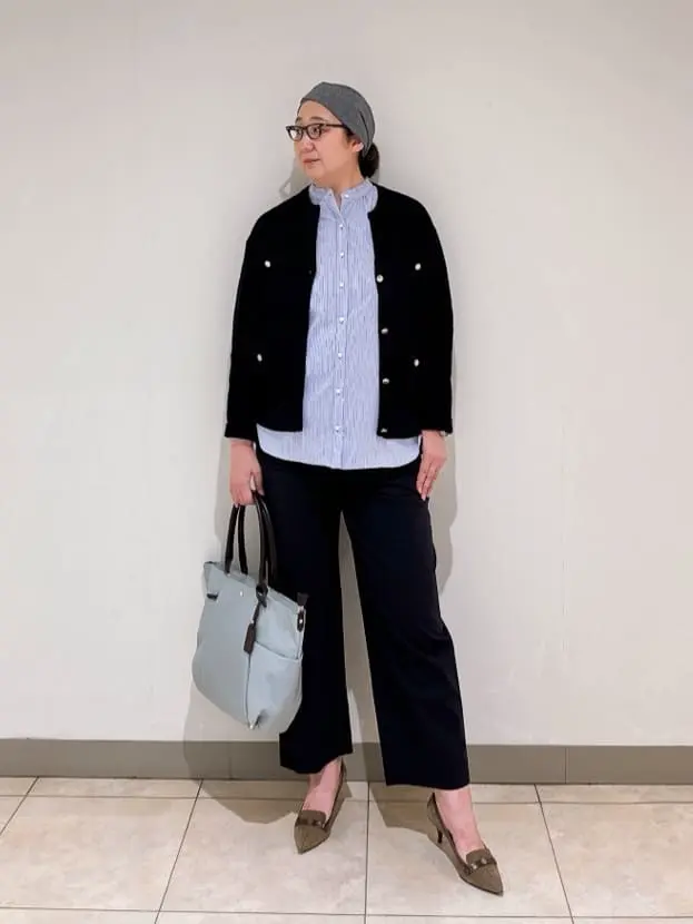 J.PRESS LADIES L スタッフ コーディネート画像