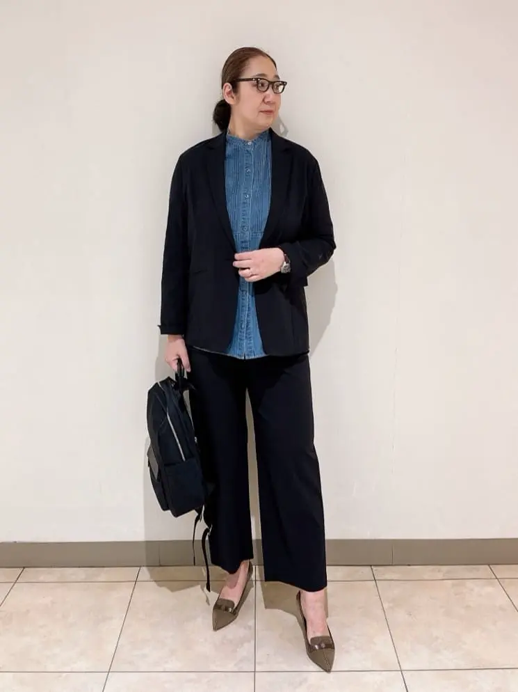 J.PRESS LADIES L スタッフ コーディネート画像