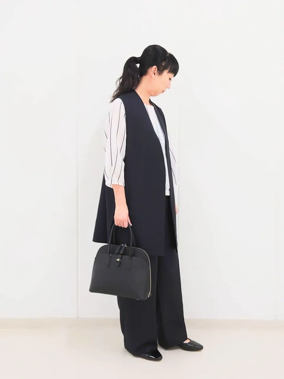 J.PRESS LADIES L スタッフ コーディネート画像