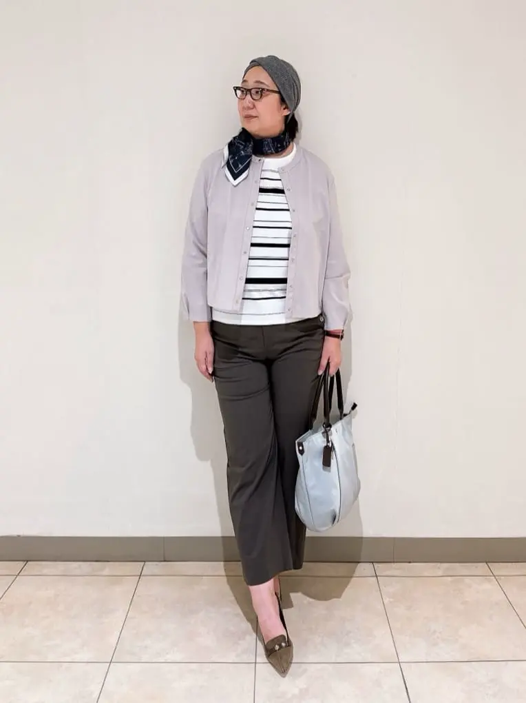 J.PRESS LADIES L スタッフ コーディネート画像