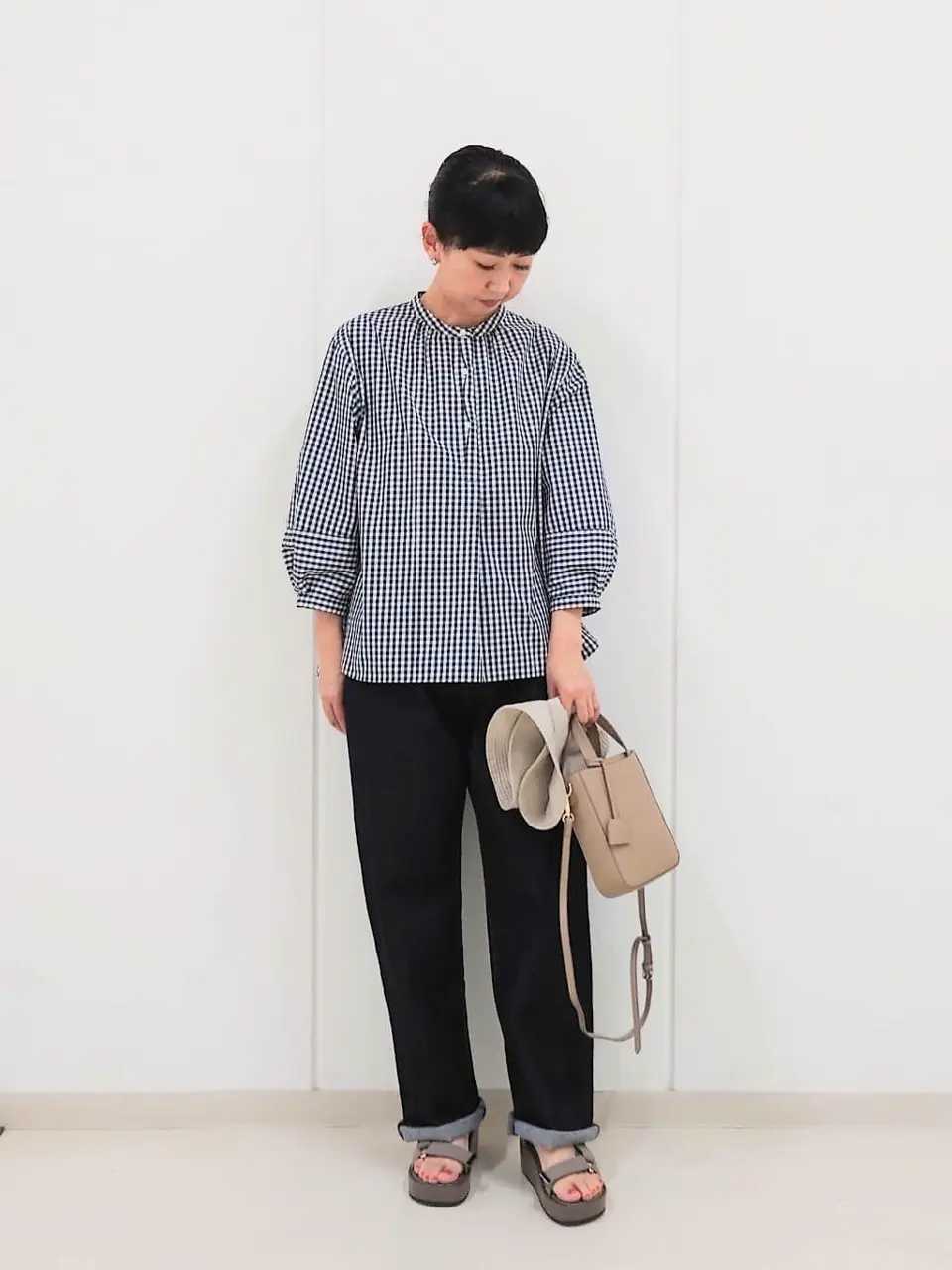 J.PRESS LADIES L スタッフ コーディネート画像