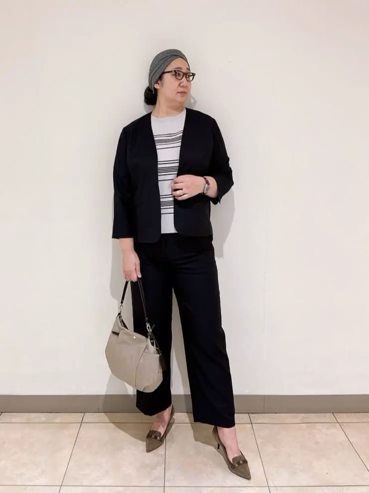 J.PRESS LADIES L スタッフ コーディネート画像