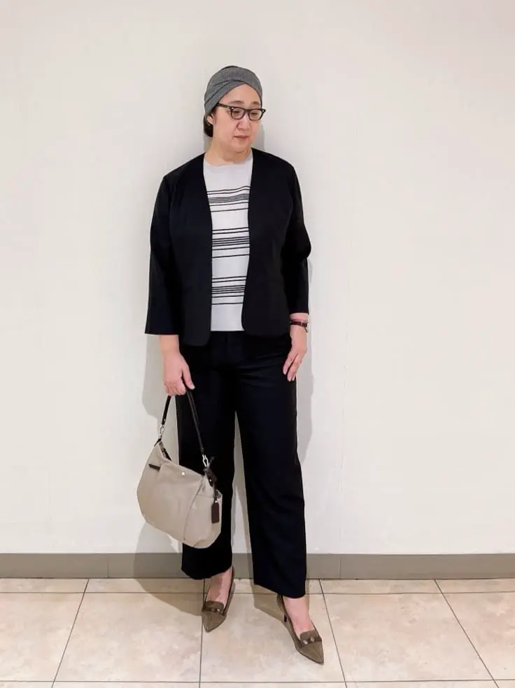 J.PRESS LADIES L スタッフ コーディネート画像