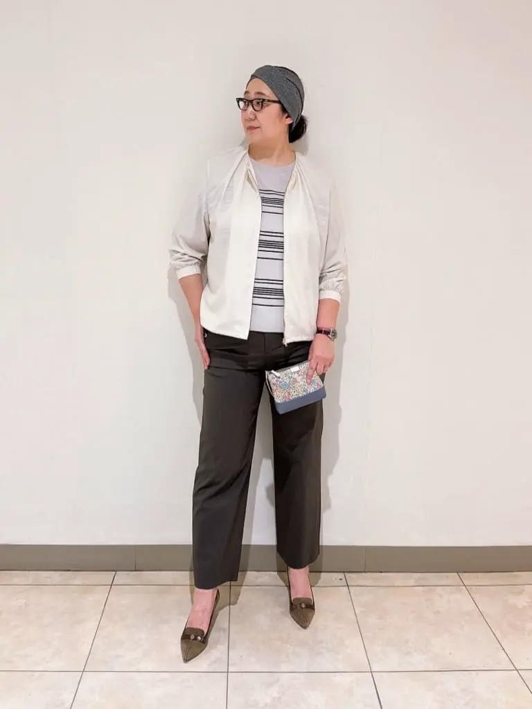 J.PRESS LADIES L スタッフ コーディネート画像