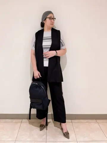 J.PRESS LADIES L スタッフ コーディネート画像