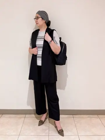 J.PRESS LADIES L スタッフ コーディネート画像