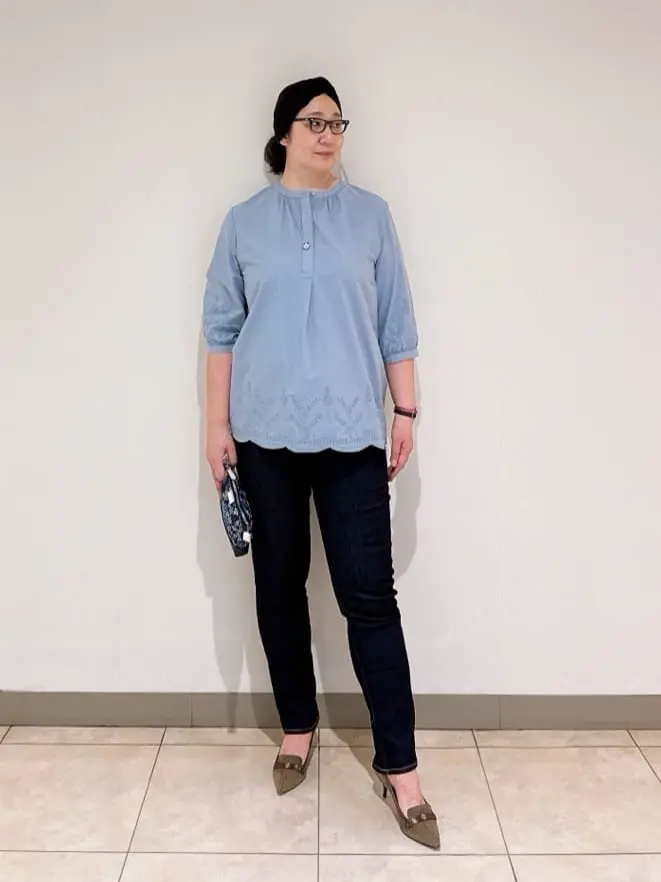 J.PRESS LADIES L スタッフ コーディネート画像