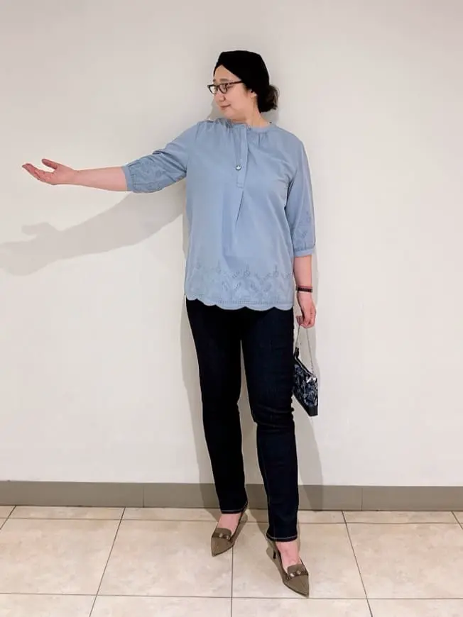 J.PRESS LADIES L スタッフ コーディネート画像