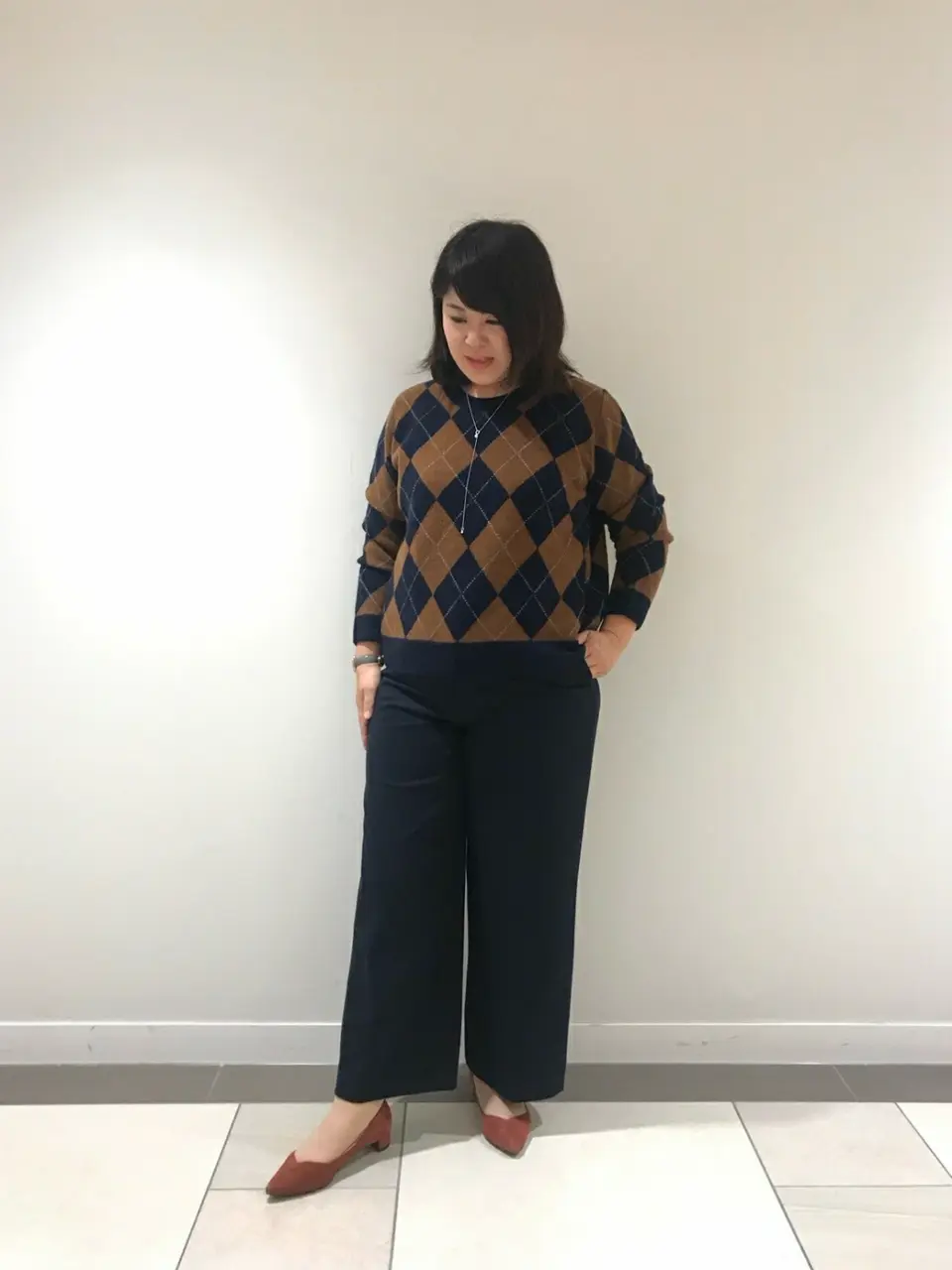 J.PRESS LADIES L 河野 コーディネート画像