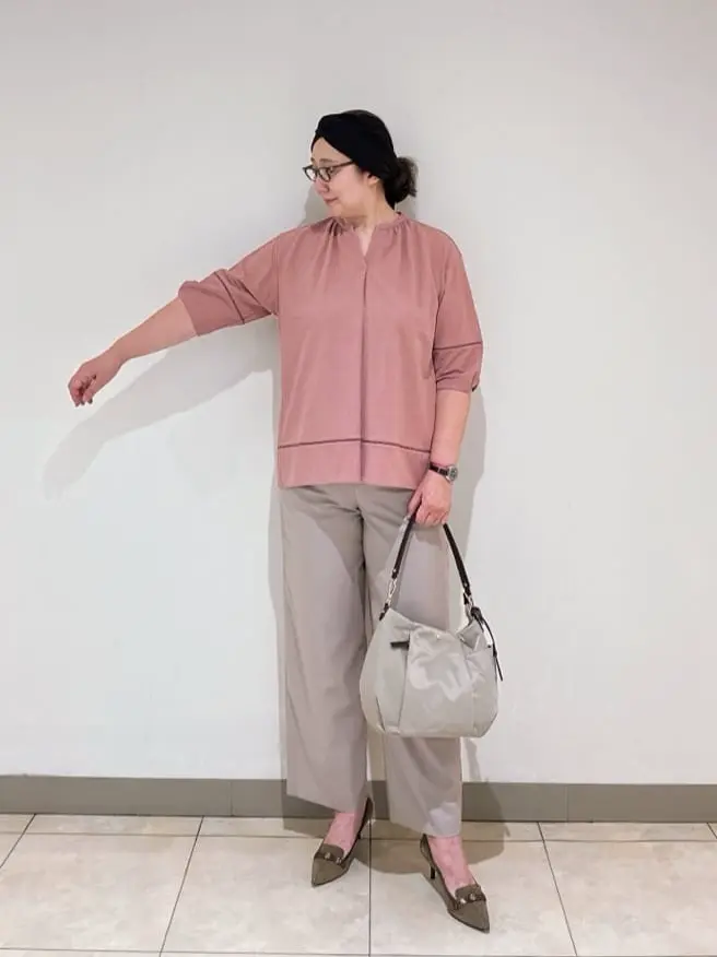 J.PRESS LADIES L スタッフ コーディネート画像