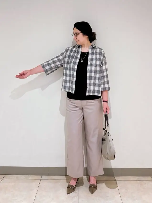 J.PRESS LADIES L スタッフ コーディネート画像