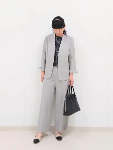 J.PRESS LADIES L スタッフ コーディネート画像