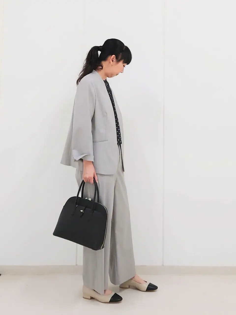 J.PRESS LADIES L スタッフ コーディネート画像