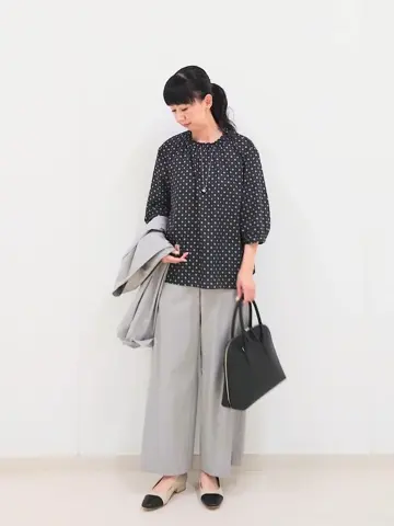 J.PRESS LADIES L スタッフ コーディネート画像