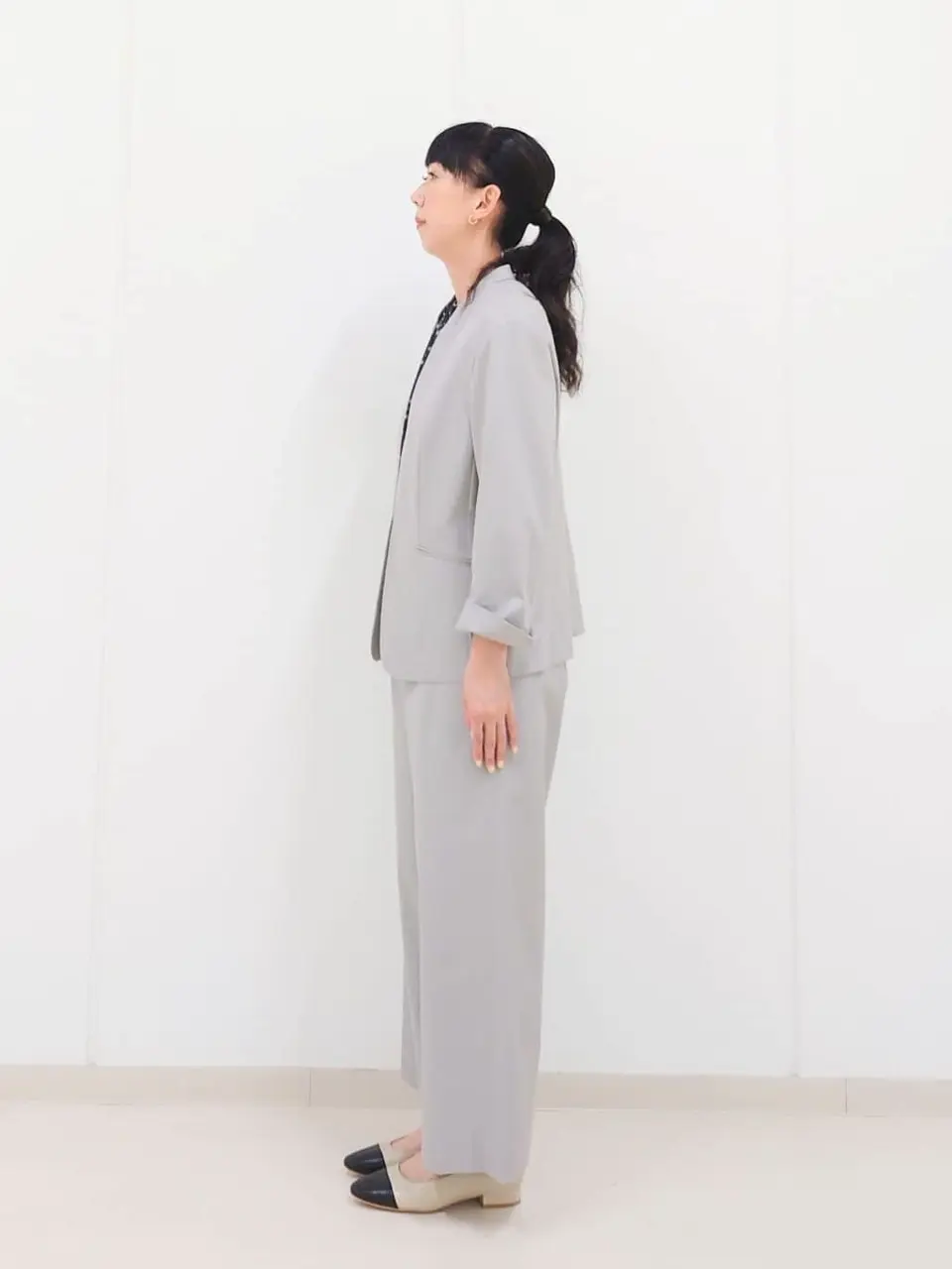 J.PRESS LADIES L スタッフ コーディネート画像