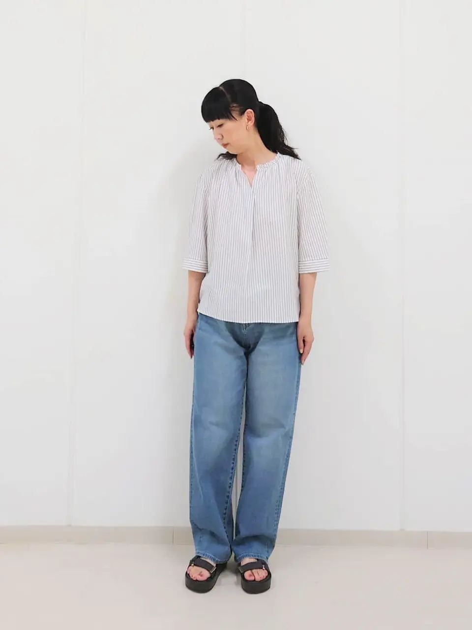 J.PRESS LADIES L スタッフ コーディネート画像