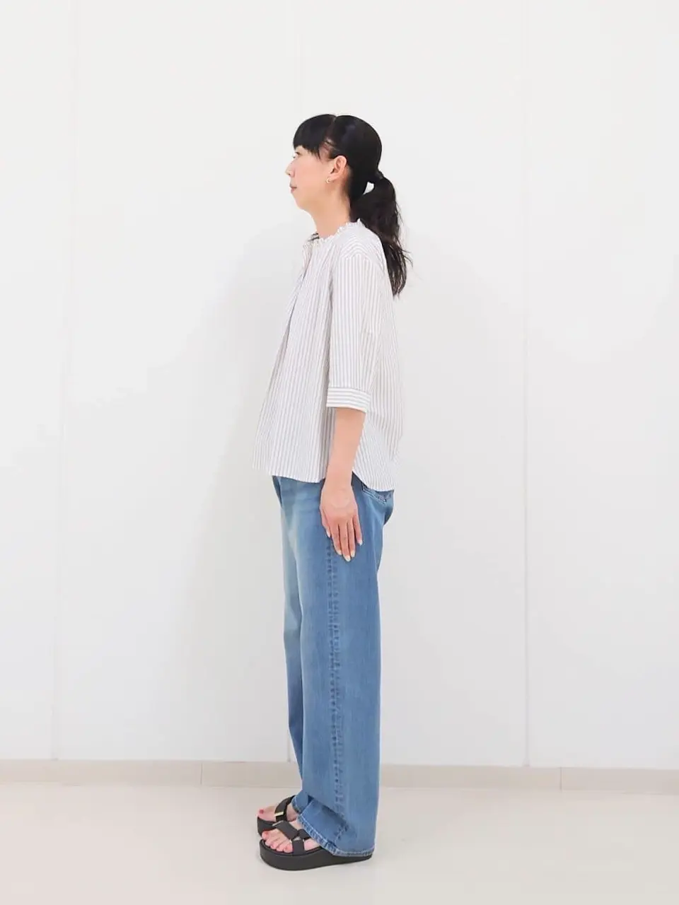 J.PRESS LADIES L スタッフ コーディネート画像