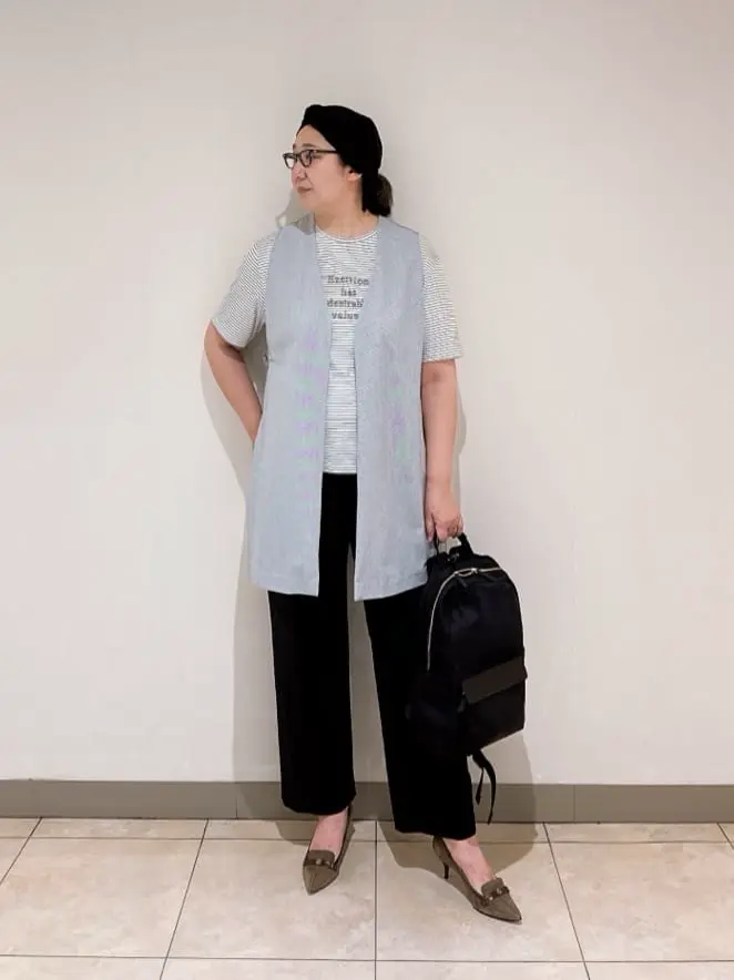 J.PRESS LADIES L スタッフ コーディネート画像