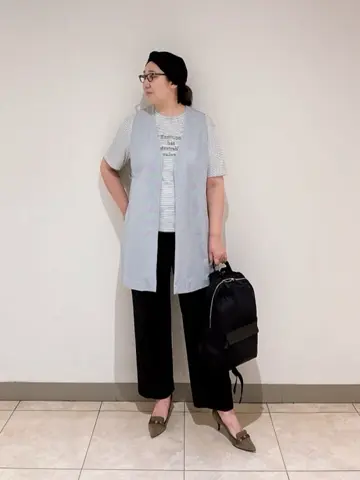 J.PRESS LADIES L スタッフ コーディネート画像