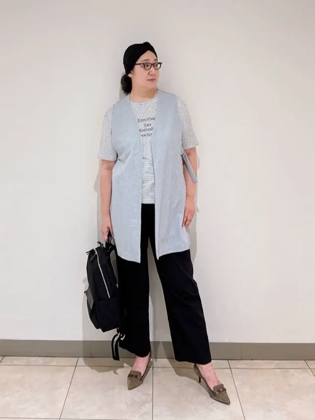 J.PRESS LADIES L スタッフ コーディネート画像