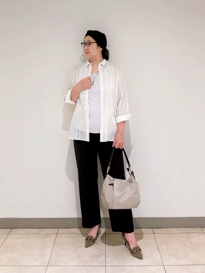 J.PRESS LADIES L スタッフ コーディネート画像