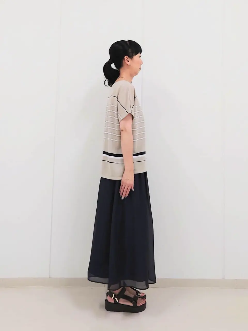 J.PRESS LADIES L スタッフ コーディネート画像