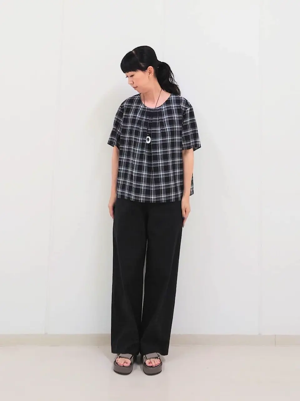 J.PRESS LADIES L スタッフ コーディネート画像