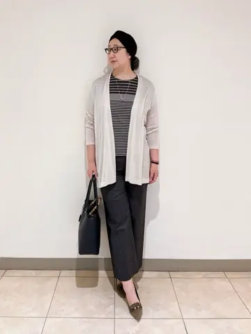 J.PRESS LADIES L スタッフ コーディネート画像