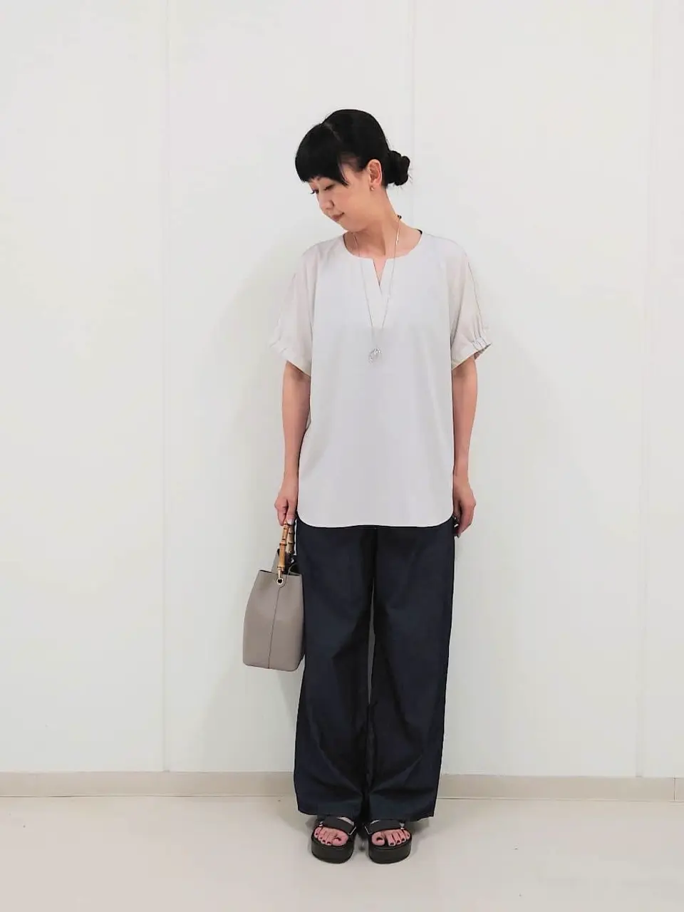 J.PRESS LADIES L スタッフ コーディネート画像