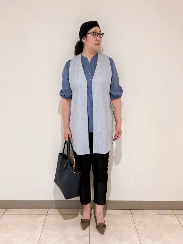 J.PRESS LADIES L スタッフ コーディネート画像