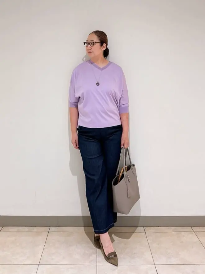 J.PRESS LADIES L スタッフ コーディネート画像