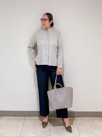 J.PRESS LADIES L スタッフ コーディネート画像