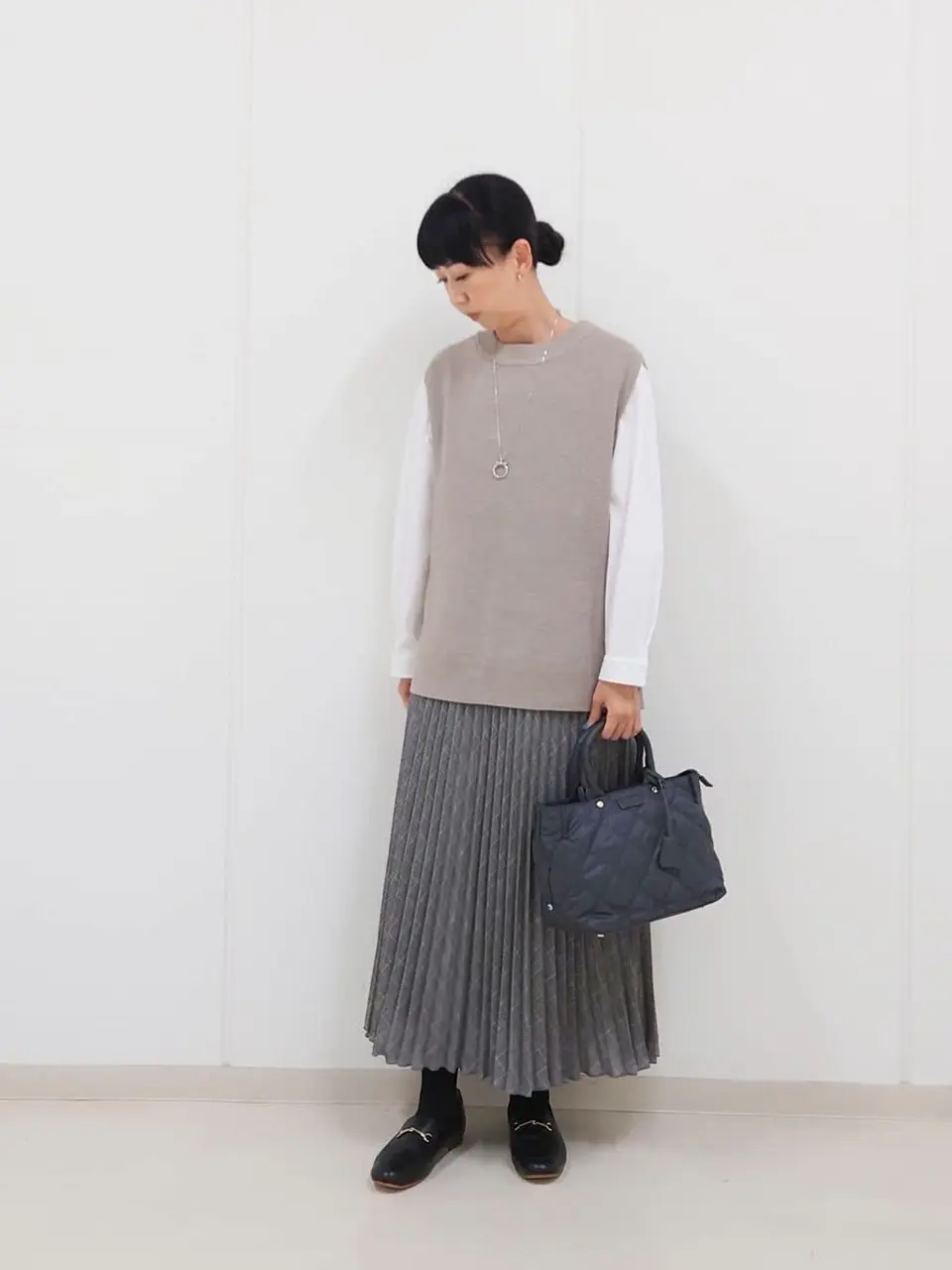 J.PRESS LADIES L スタッフ コーディネート画像