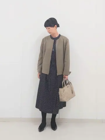 J.PRESS LADIES L スタッフ コーディネート画像