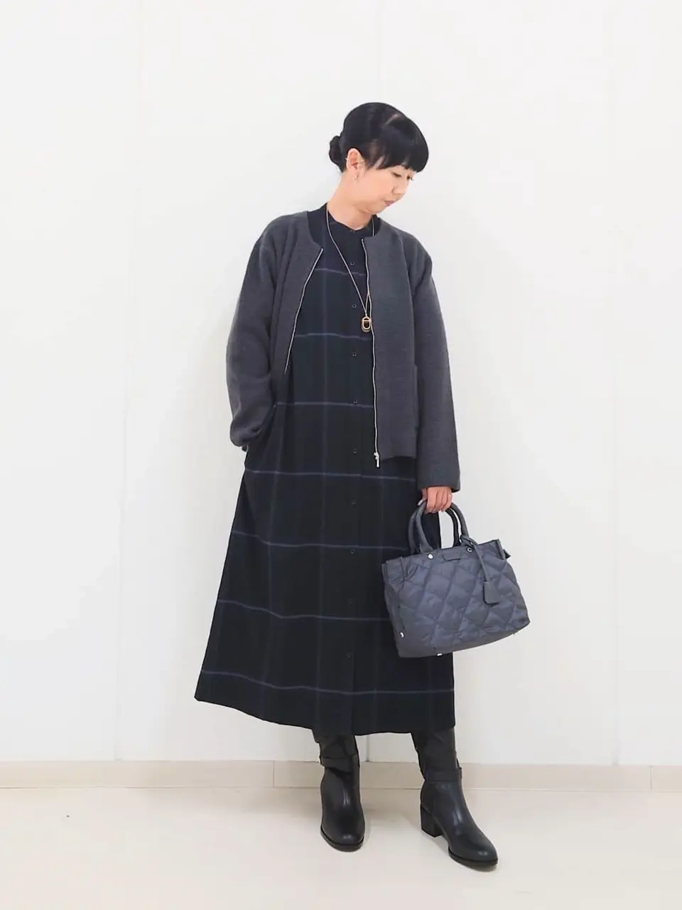 J.PRESS LADIES L スタッフ コーディネート画像