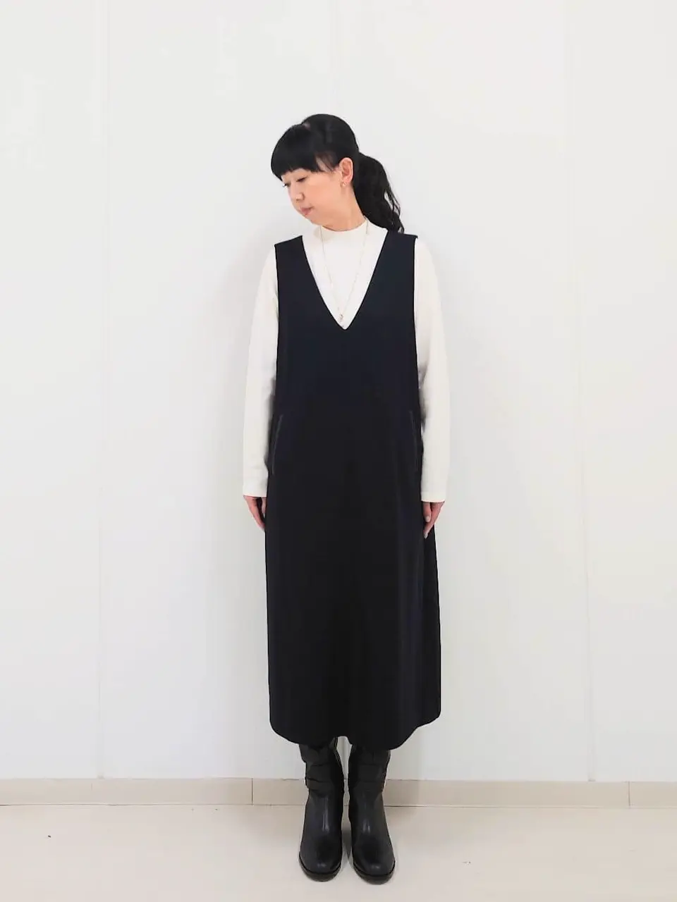 J.PRESS LADIES L スタッフ コーディネート画像