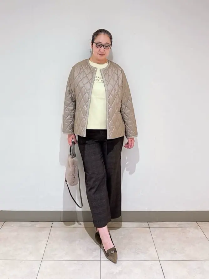 J.PRESS LADIES L スタッフ コーディネート画像