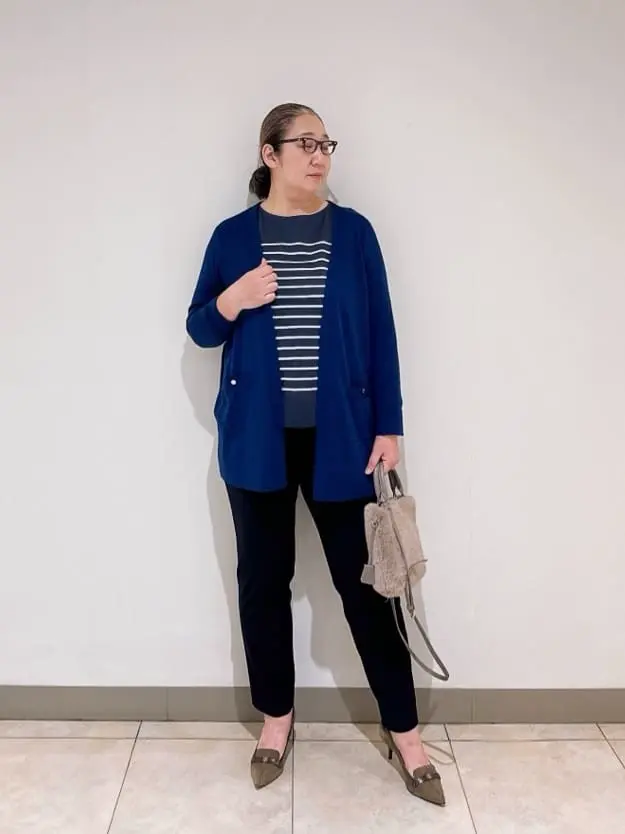 J.PRESS LADIES L スタッフ コーディネート画像