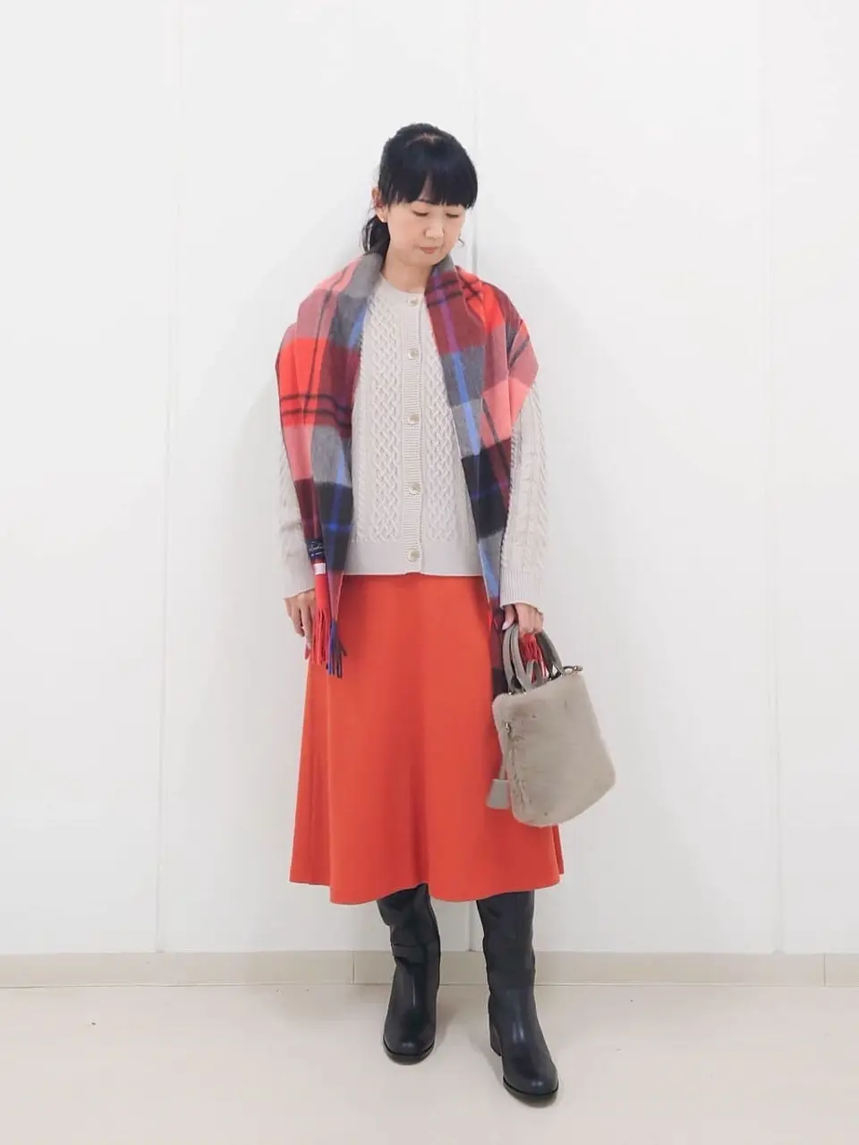 J.PRESS LADIES L スタッフ コーディネート画像