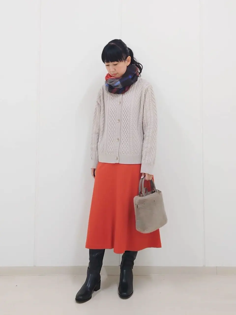 J.PRESS LADIES L スタッフ コーディネート画像