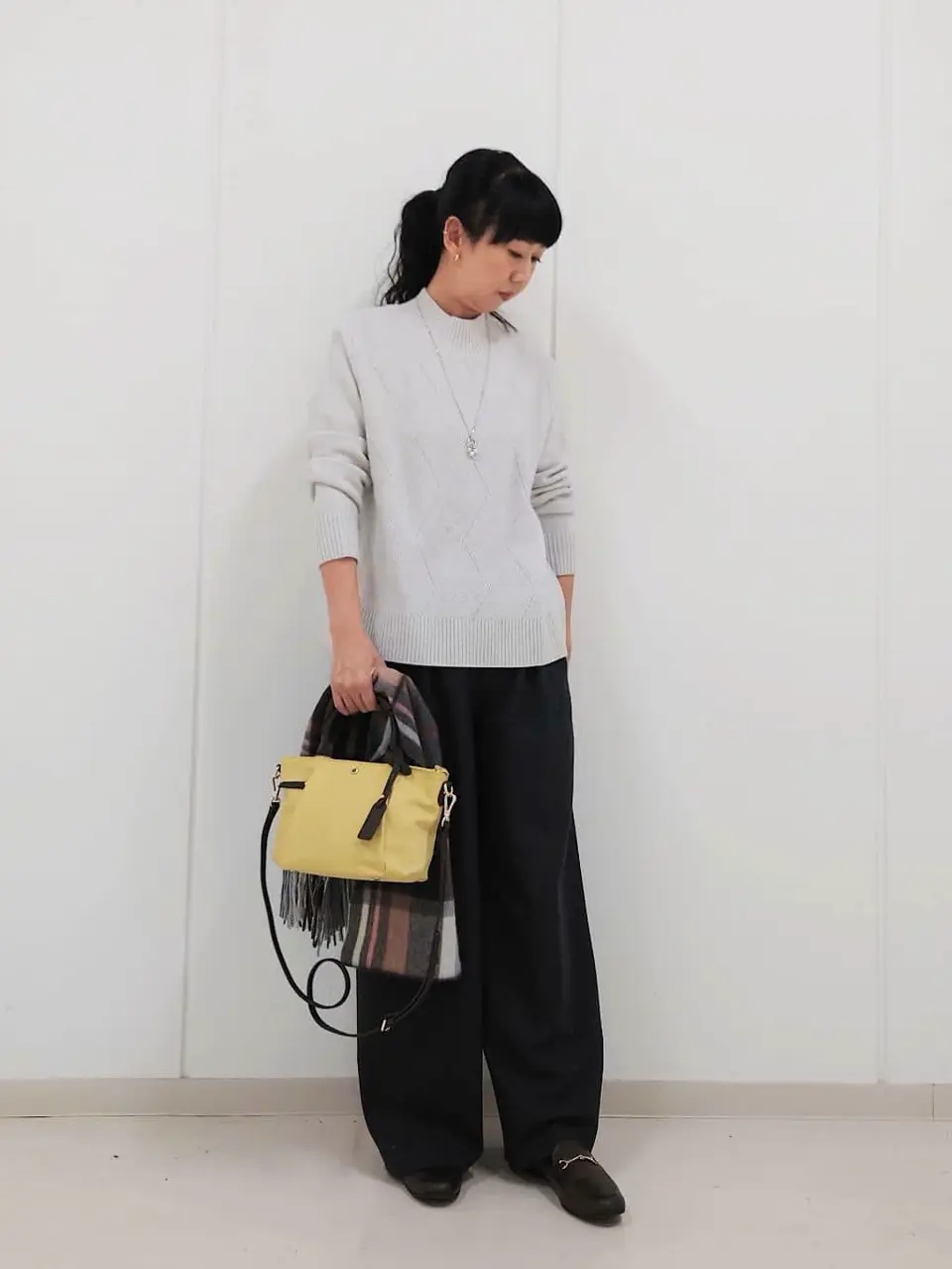 J.PRESS LADIES L スタッフ コーディネート画像