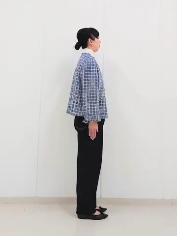 J.PRESS LADIES L スタッフ コーディネート画像