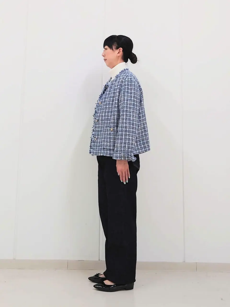 J.PRESS LADIES L スタッフ コーディネート画像