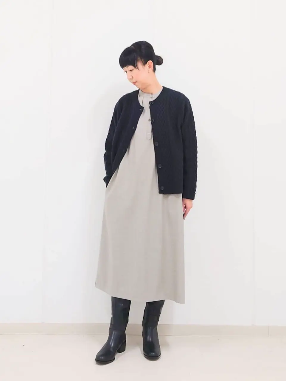 J.PRESS LADIES L スタッフ コーディネート画像