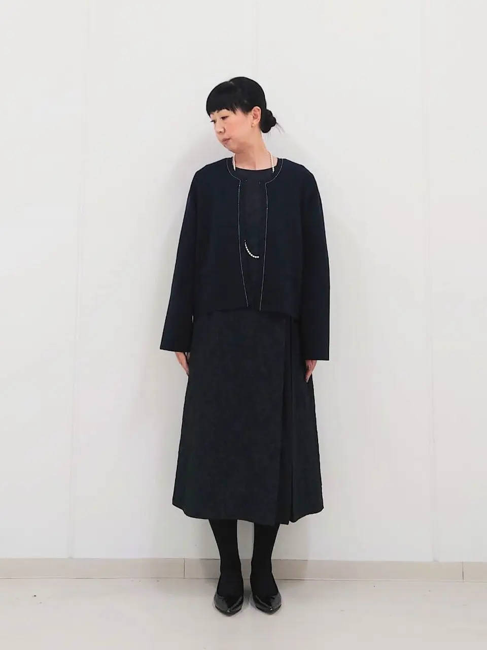 J.PRESS LADIES L スタッフ コーディネート画像