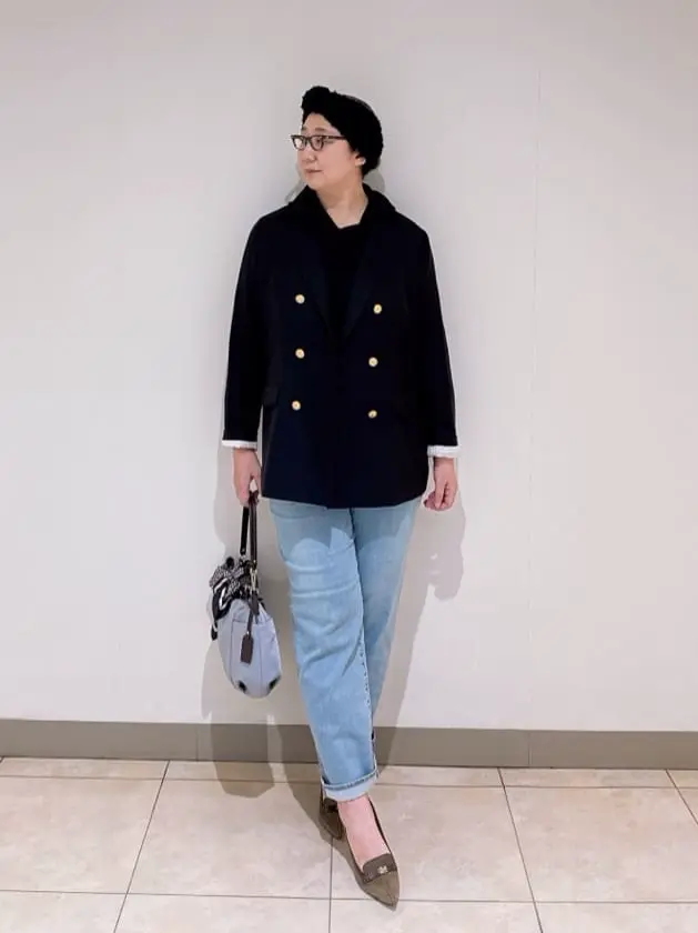 J.PRESS LADIES L スタッフ コーディネート画像