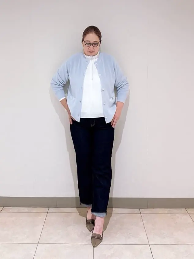 J.PRESS LADIES L スタッフ コーディネート画像