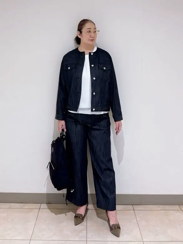 J.PRESS LADIES L スタッフ コーディネート画像