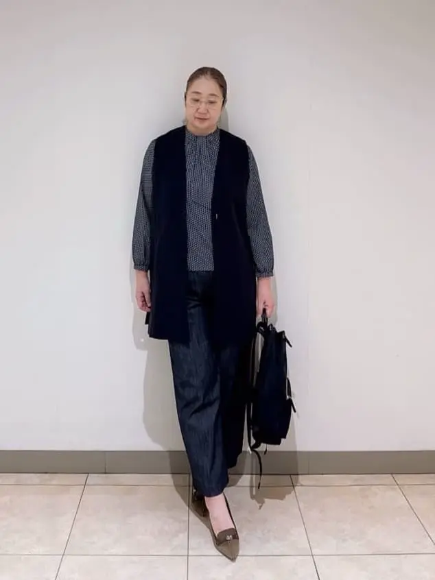 J.PRESS LADIES L スタッフ コーディネート画像